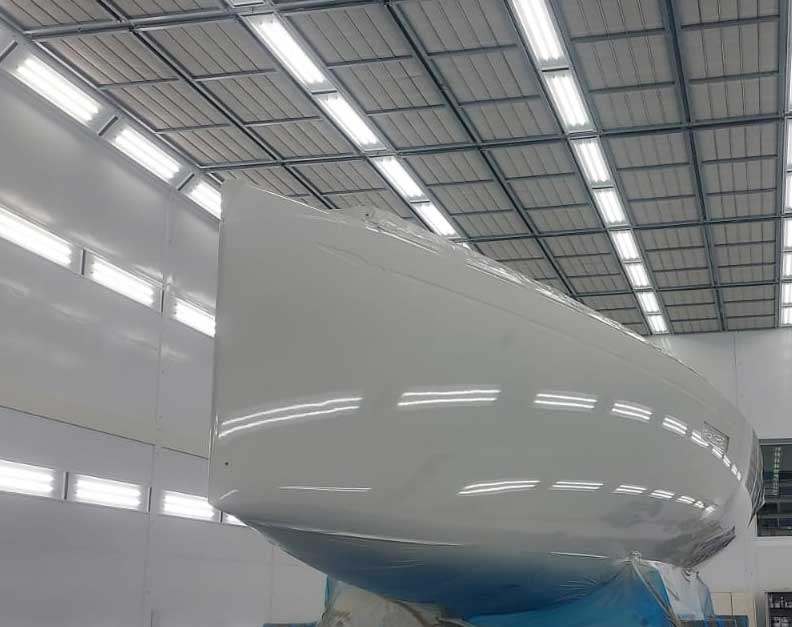Topcoat application